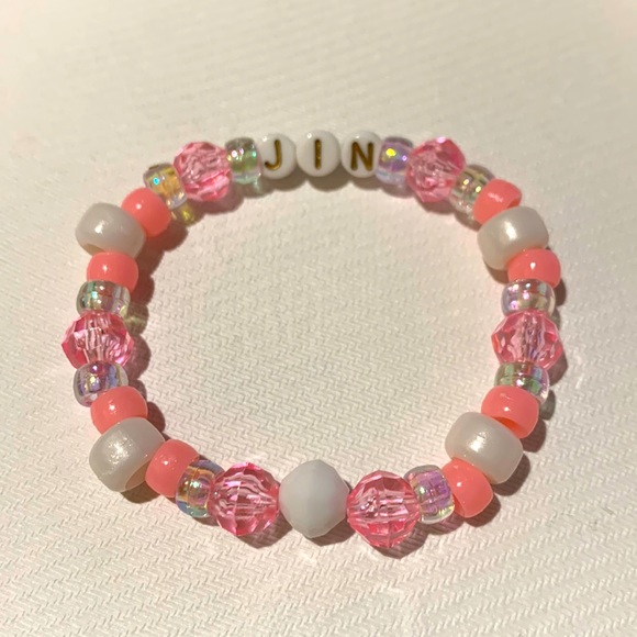 BTS - JIN beaded friendship bracelet - Picture 2 of 2